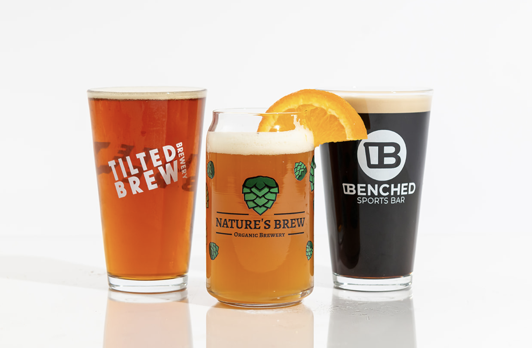 Custom Printed Glass Cups